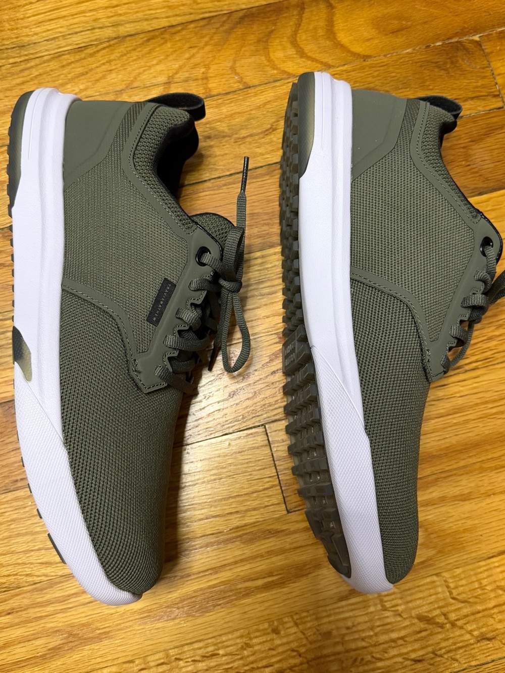 TravisMathew Men's Athletic Shoes Olive Green and Black - Picture 7 of 7